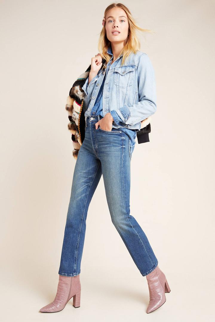 Mother The Tripper High-rise Cropped Flare Jeans