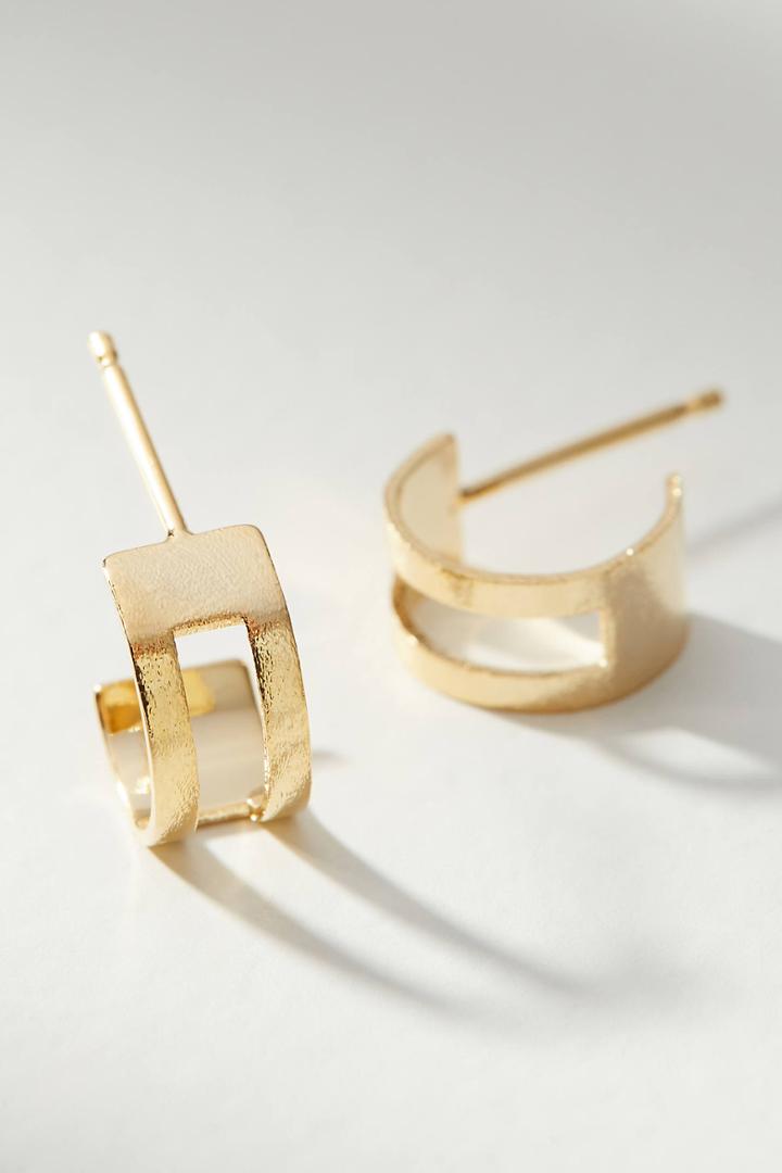 Anthropologie Buffy Hugger Hoops