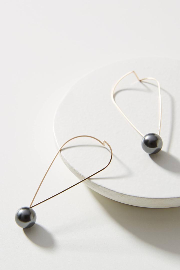 Anthropologie By Boe Pearl Drop Earrings