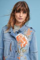 Hei Hei Embroidered Denim Anorak