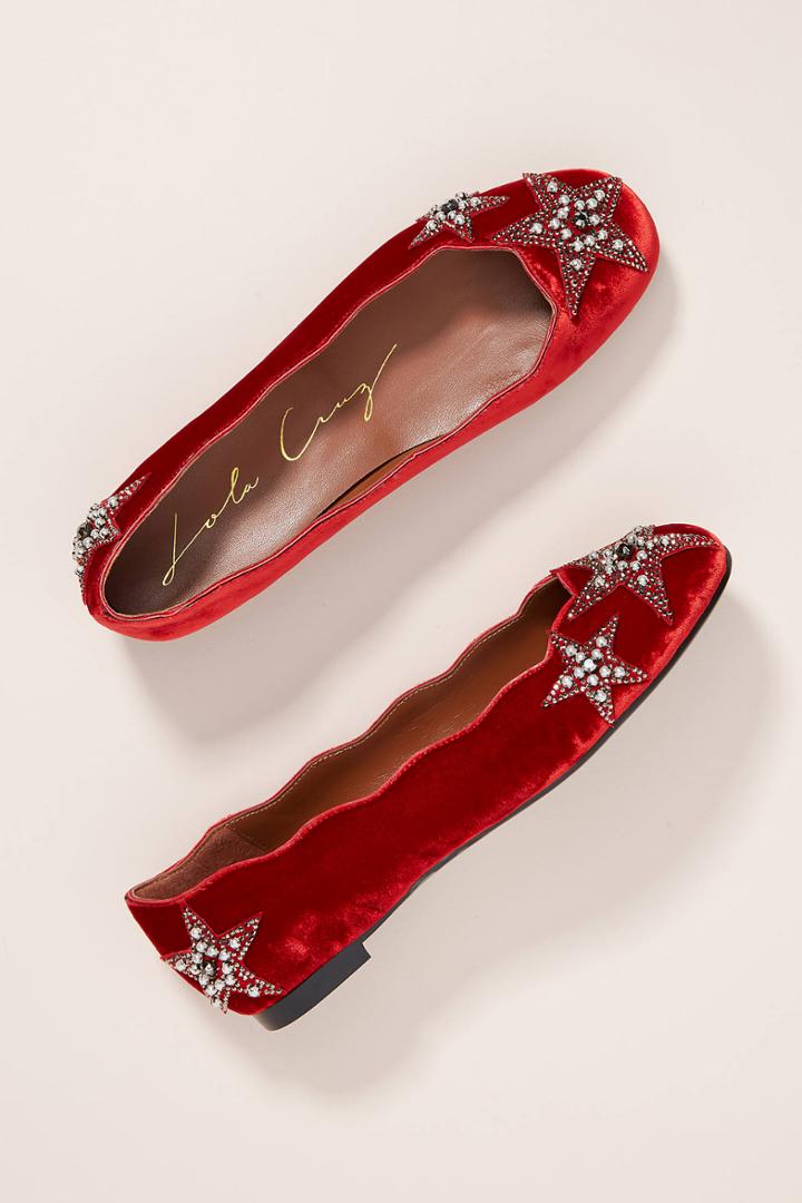 Lola Cruz Celestial Ballet Flats