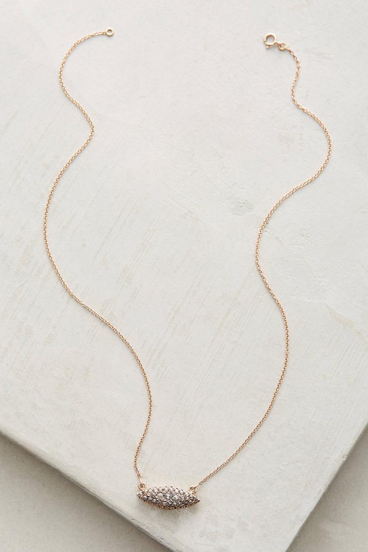 Arik Kastan Navette Diamond Pendant Necklace