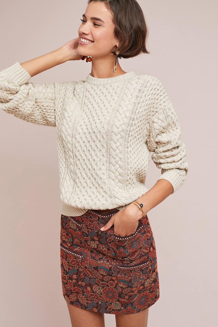 Frye Erin Fisherman Sweater