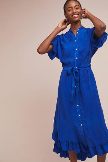 Corey Lynn Calter Ruffled Shirtdress