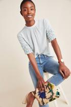 Current Air Jean Pintucked Blouse