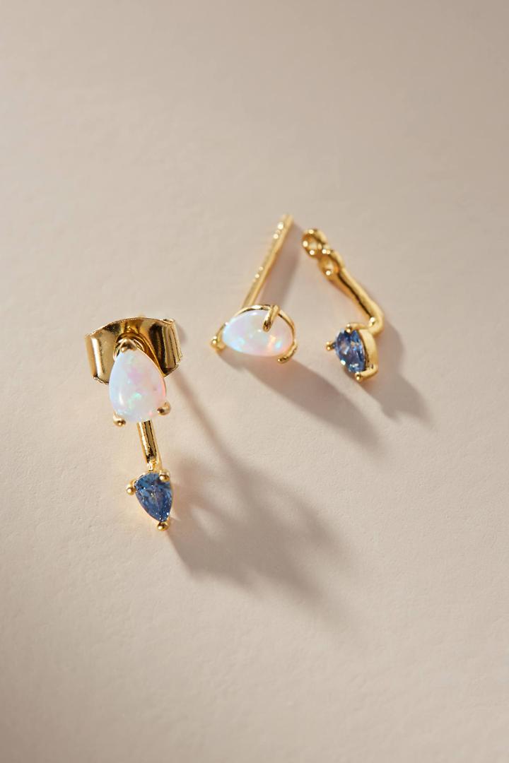Anthropologie Lillian Front-back Earrings