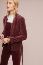 Marrakech Belted Velvet Blazer