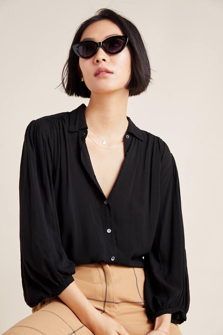 Velvet By Graham & Spencer Patricia Buttondown