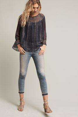 Love Sam Bresle Peasant Top