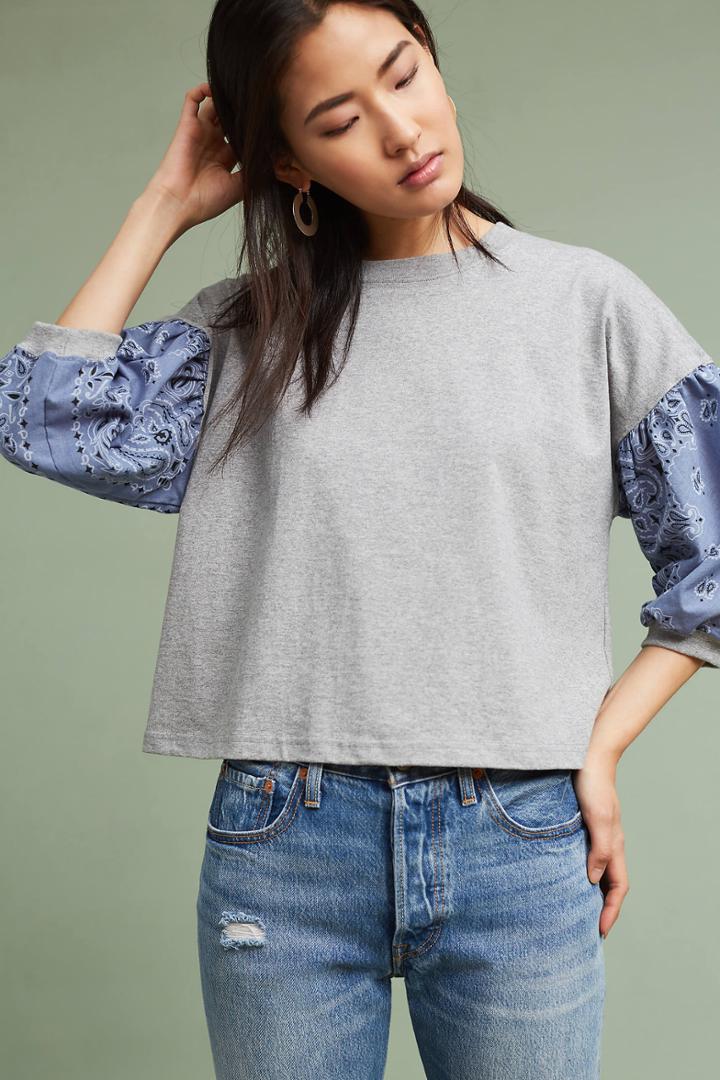 Organ Za Bandana-sleeved Top