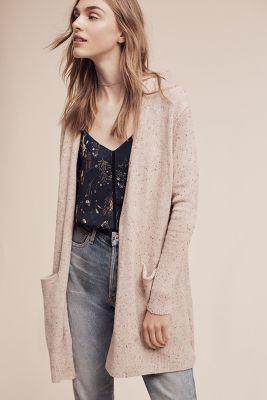 Monogram Aniella Speckled Cashmere Cardigan