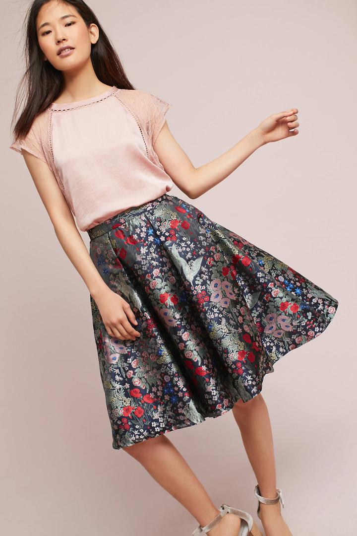 Eva Franco Midnight Garden Skirt