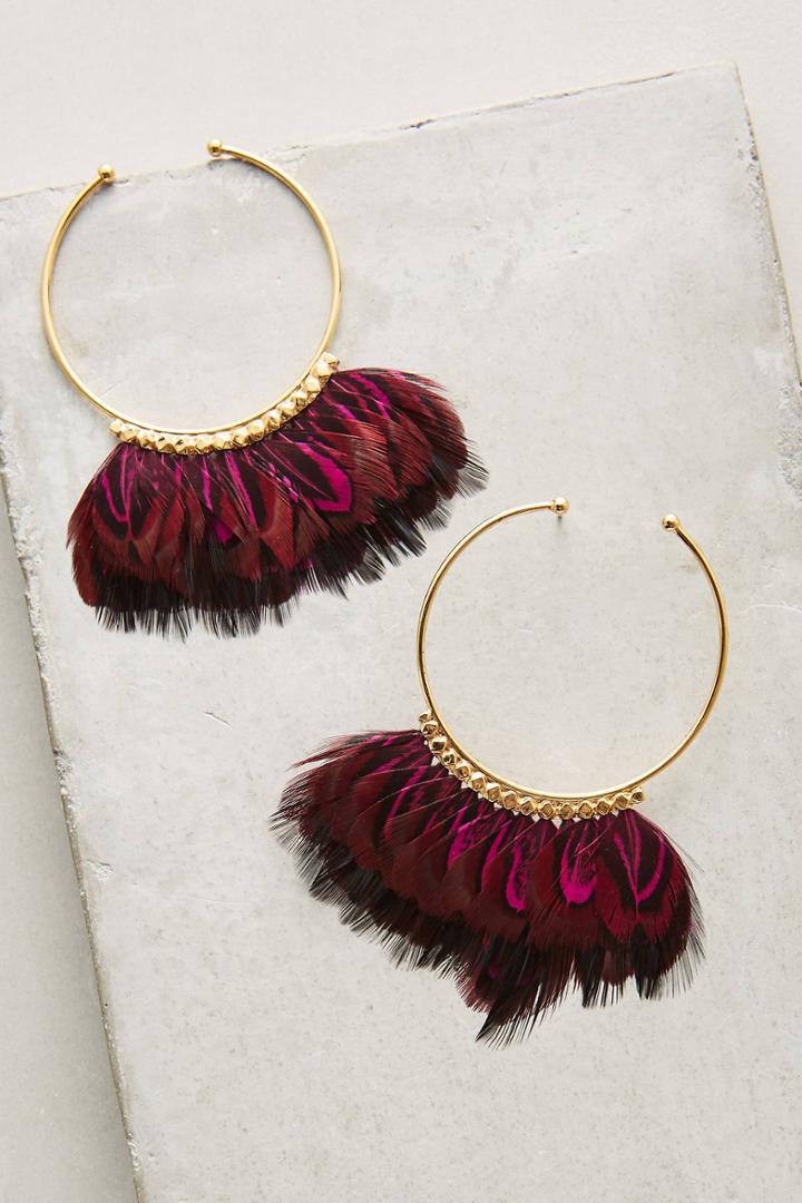 Gas Bijoux Ibis Hoop Earrings