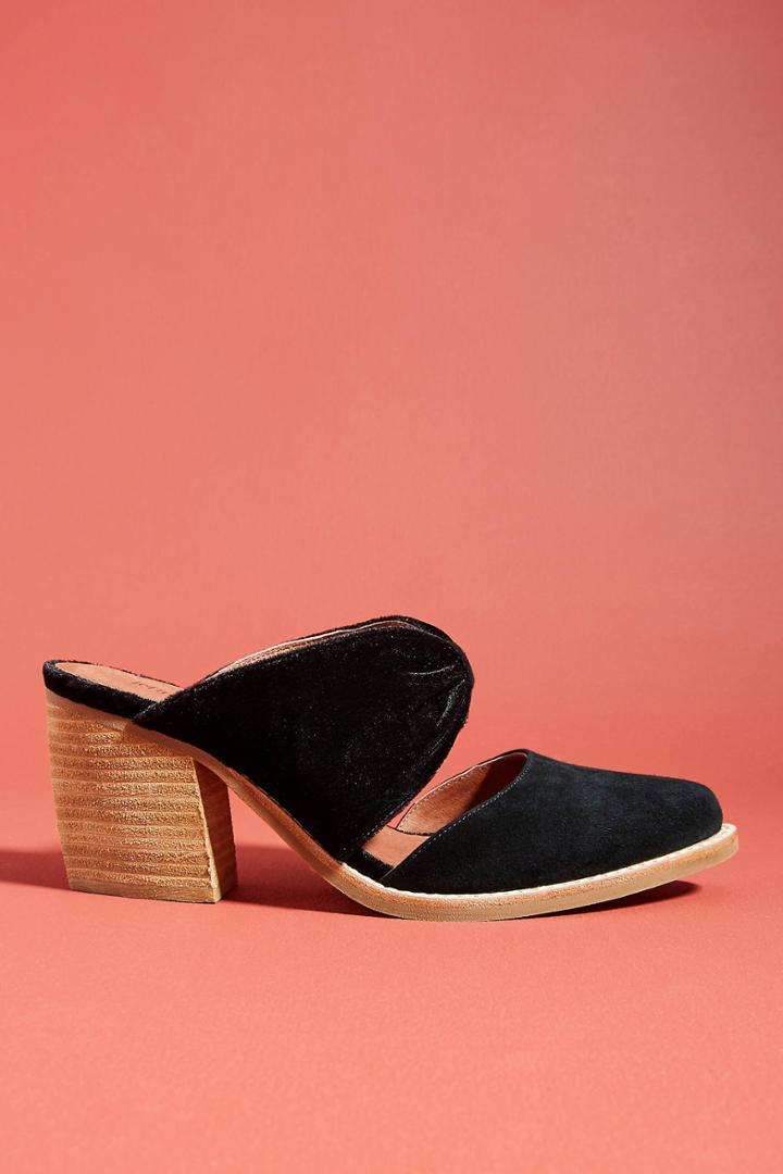 Jeffrey Campbell Cyrus Velvet Bow Mules