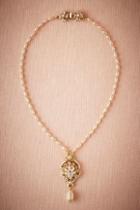 Anthropologie X Bhldn Pearl Drop Pendant Necklace