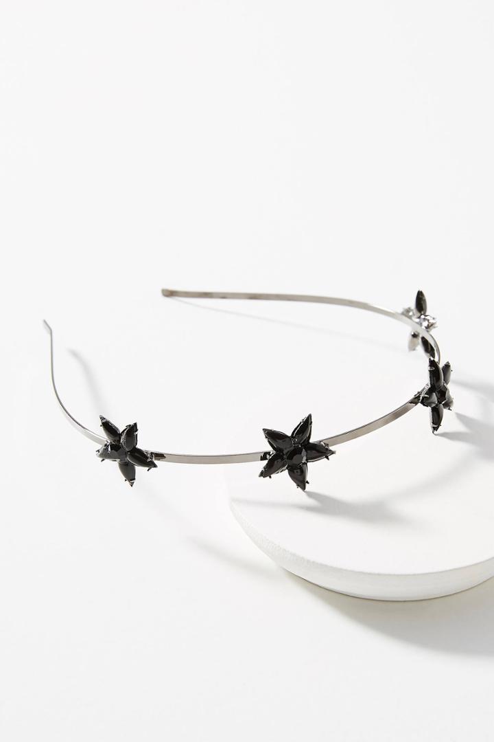 Anthropologie Noir Stardust Headband
