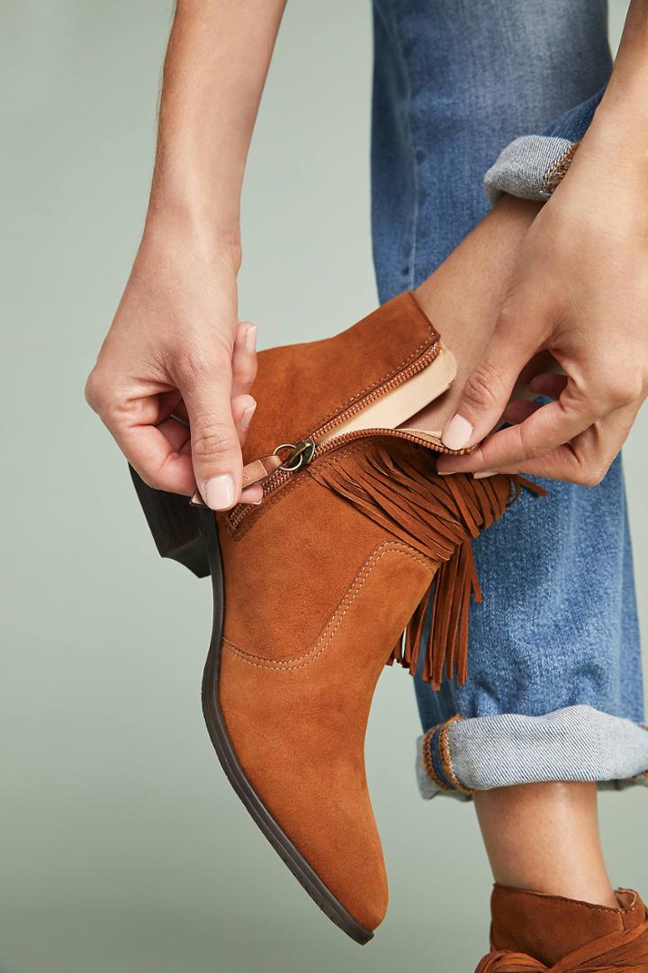 Schutz Tied Suede Boots