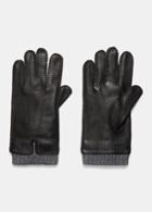 Vince Cashmere Lined Leather Glove