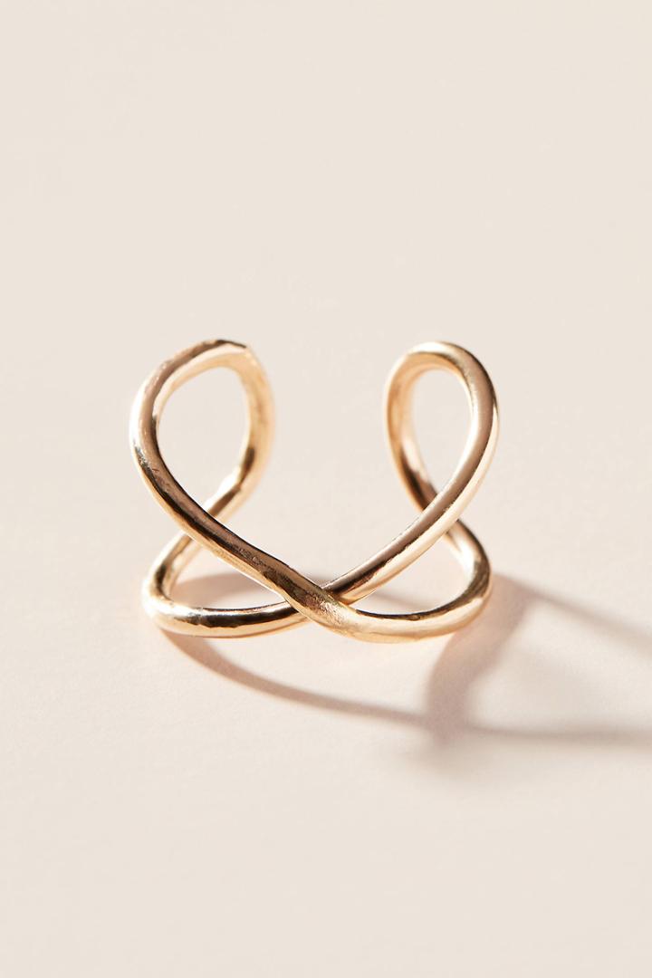 Nashelle 14k Gold-filled Infinity X Ring