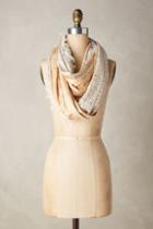 Anthropologie Gilded Infinity Scarf