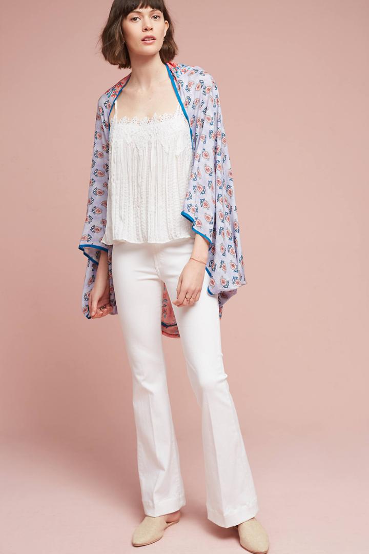 Anthropologie Coco Printed Kimono