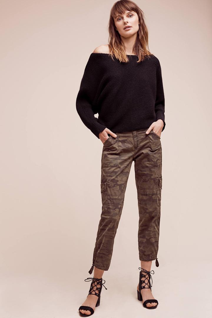 Sanctuary Tied Camo Crops