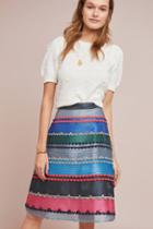 Pankaj & Nidhi Prisma Striped Skirt