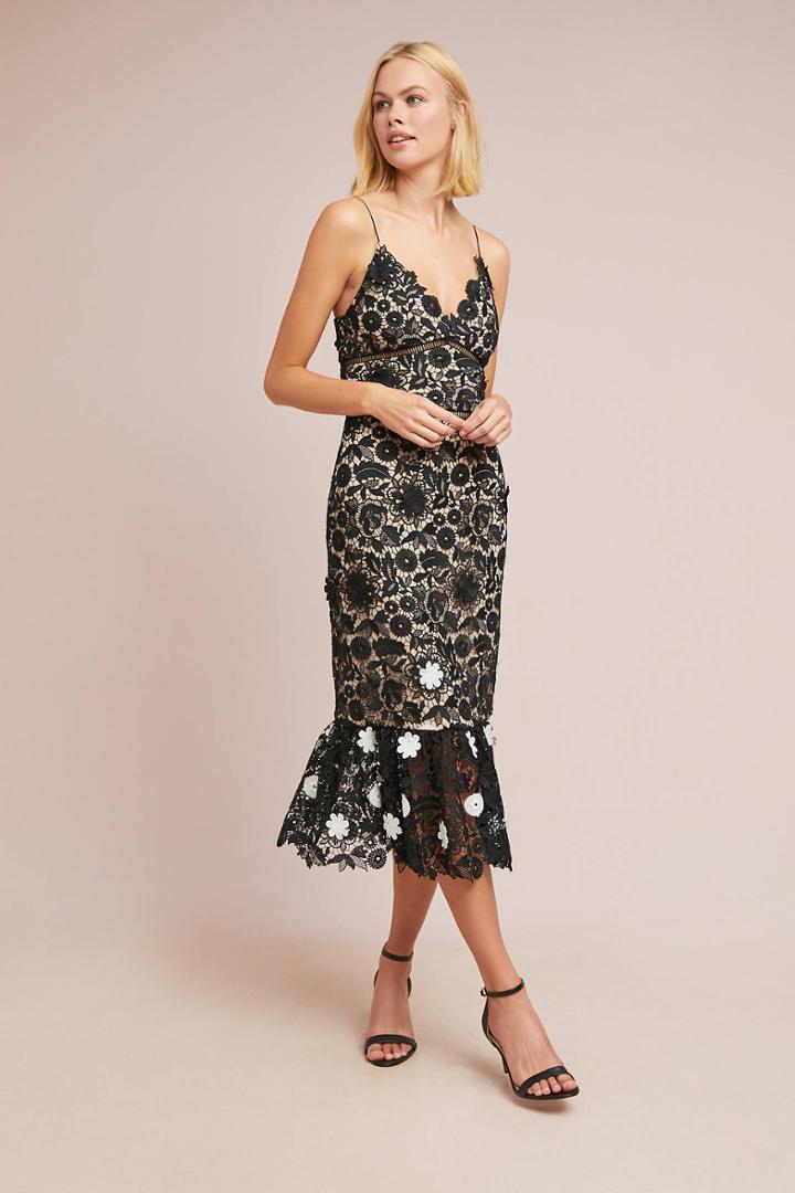 Ml Monique Lhuillier Cherie Lace Dress