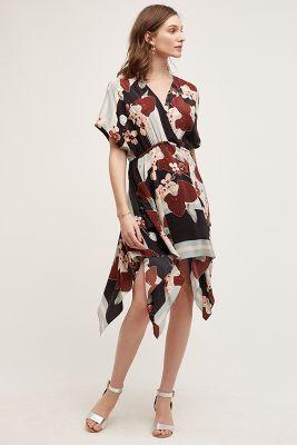 Tryb Wrapped Silk Dress