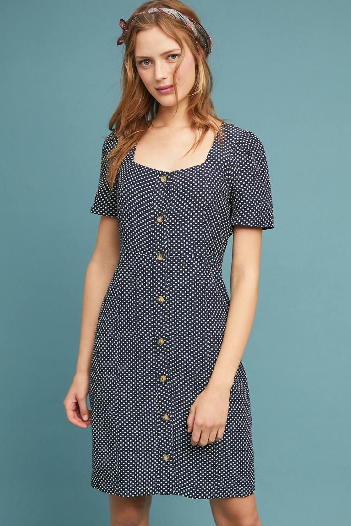 Maeve Cecile Polka Dot Dress
