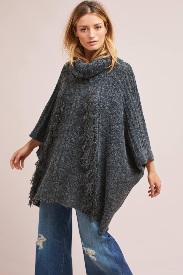 Anthropologie Ardea Turtleneck Poncho