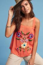 Piper By Townsen Jak Embroidered Tank Top