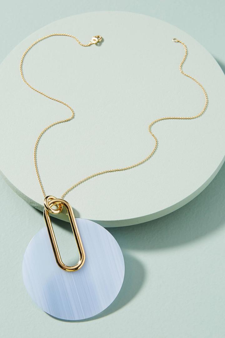 Sabrina Dehoff Berlin Lucite Pendant Necklace