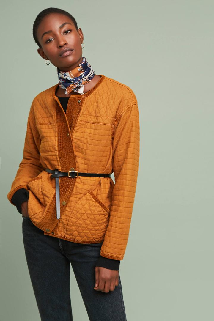 Anthropologie Camilla Quilted Jacket