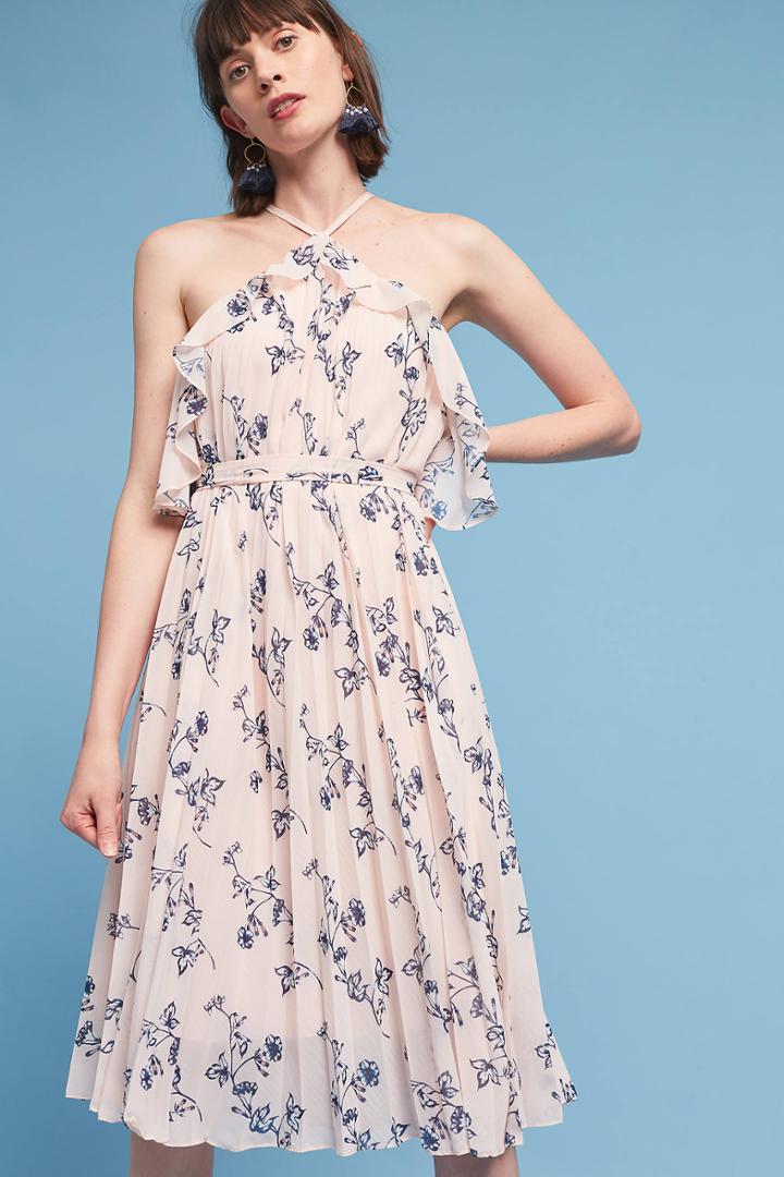 Shoshanna Aisha Halter Dress