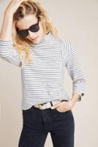 Once Upon A Dream Striped Mock Neck Top