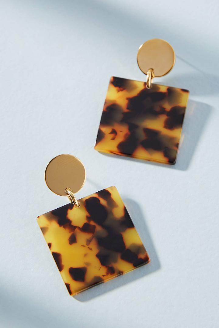 Amber Sceats Nevada Square Drop Earrings