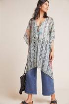Muche Et Muchette Snake-printed Kimono
