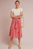 Faithfull Mazur Striped Linen Skirt