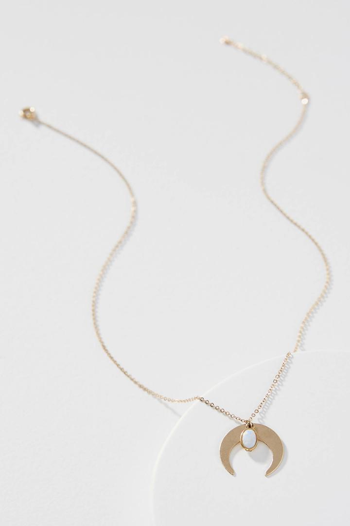 Anthropologie Kozakh Delicate Lunar Necklace