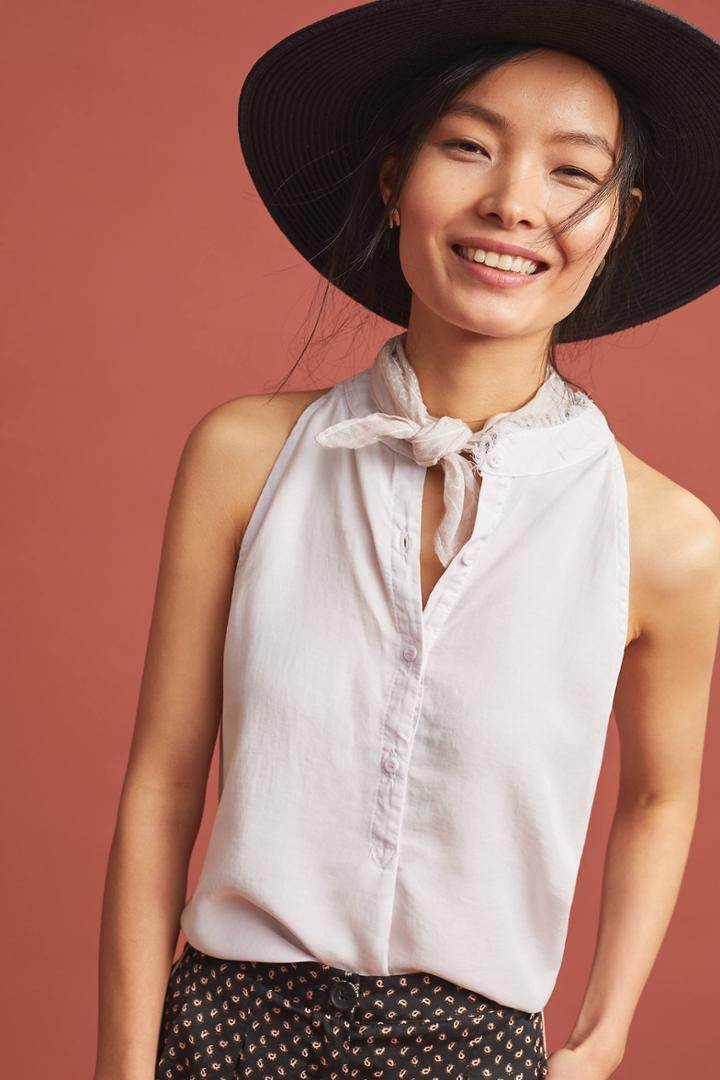 Cloth & Stone Sleeveless Henley Top