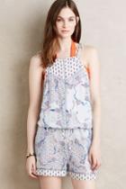 Isola Indienne Silk Romper Sky