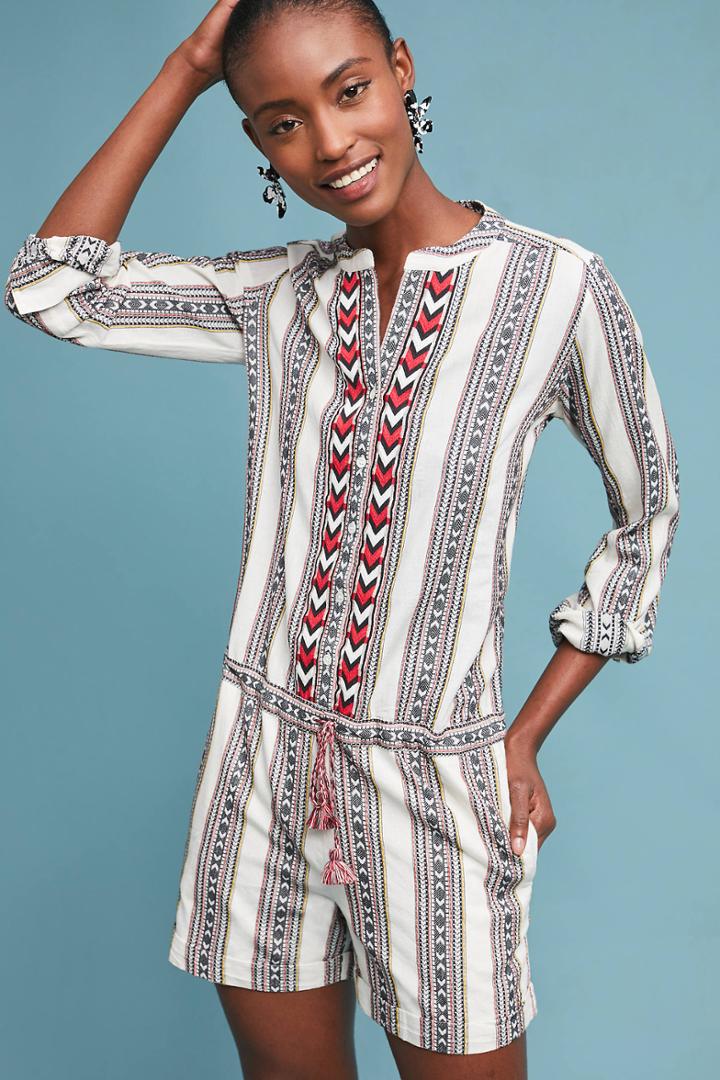 Berenice Embroidered Tania Romper
