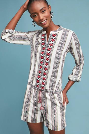 Berenice Embroidered Tania Romper