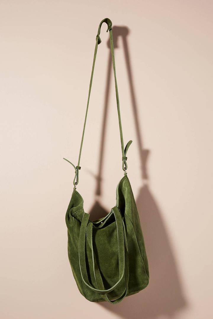 The Wolf Gang Tasseled Suede Tote Bag