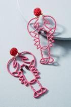 Anthropologie Lobster Cove Drop Earrings