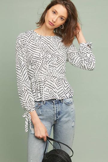 Kachel Dotty Ruffled Blouse