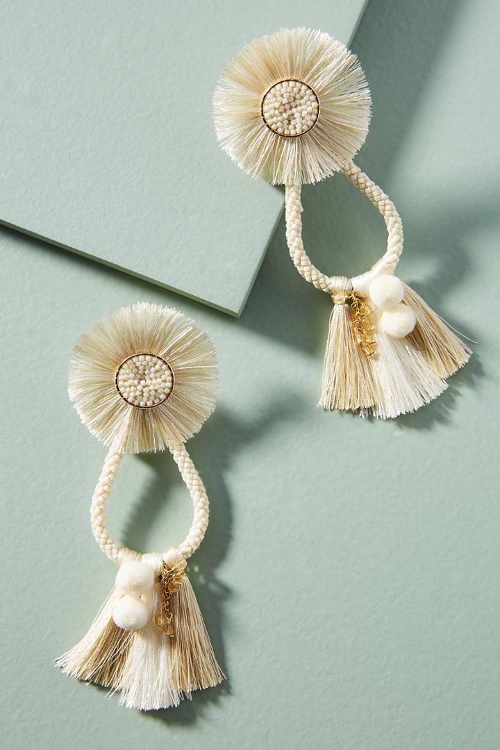 Anthropologie Pompa Drop Earrings