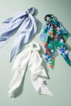 Anthropologie Nantucket Bow-tied Hair Tie Set