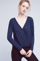 Velvet By Graham And Spencer Chantelle Wrap-front Top